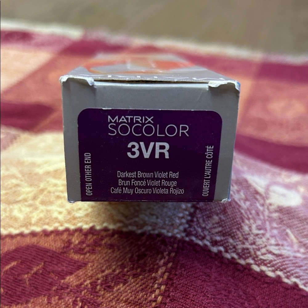 Matrix Socolor 3VR Darkest Brown Violet Red Hair Color